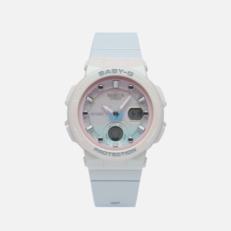 фото Наручные часы casio baby-g bga-250-7a3, цвет голубой
