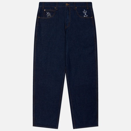 фото Мужские джинсы butter goods critter denim, цвет синий, размер 28