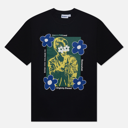 фото Мужская футболка butter goods dazed, цвет чёрный, размер s