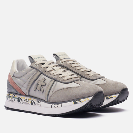 фото Женские кроссовки premiata conny 6494, цвет серый, размер 36 eu