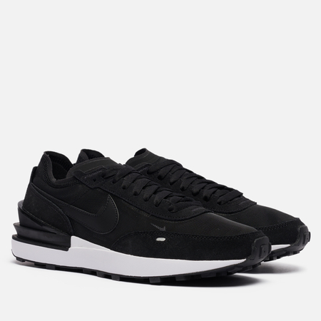 фото Мужские кроссовки nike waffle one, цвет чёрный, размер 40 eu