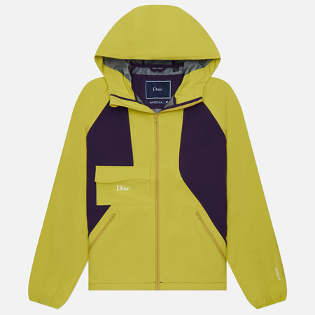 фото Мужская куртка ветровка dime lightweight 2000, цвет жёлтый, размер s