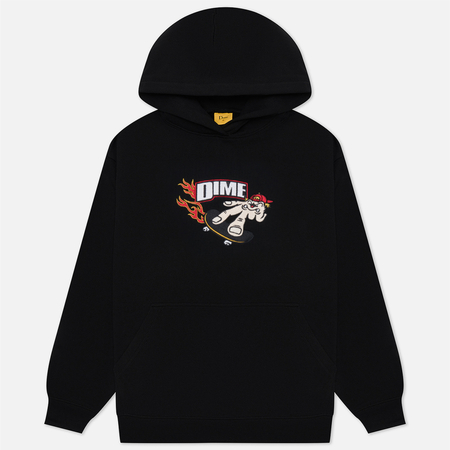 фото Мужская толстовка dime decker hoodie, цвет чёрный, размер s