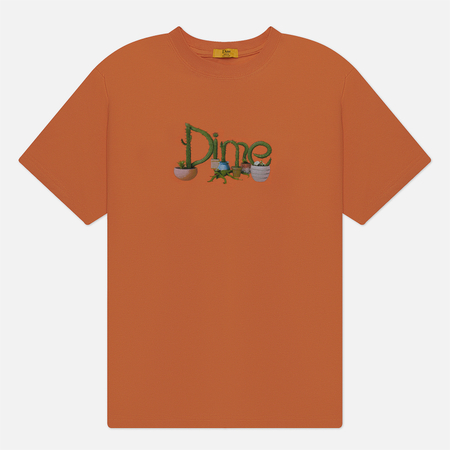 фото Мужская футболка dime cactus, цвет оранжевый, размер s