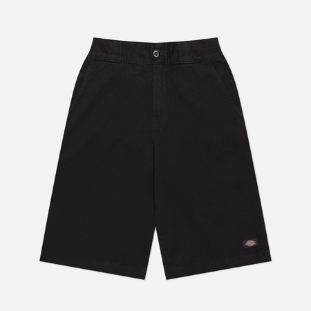 фото Мужские шорты dickies 247 garment dyed, цвет чёрный, размер 30