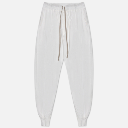 фото Женские брюки rick owens drkshdw edfu prisoner drawstring, цвет белый, размер xs