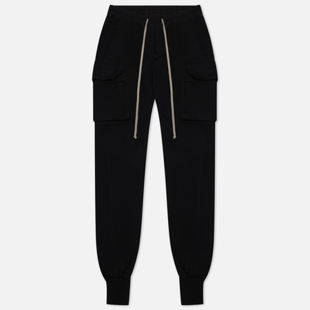 фото Женские брюки rick owens drkshdw luxor mastodon cut, цвет чёрный, размер xs