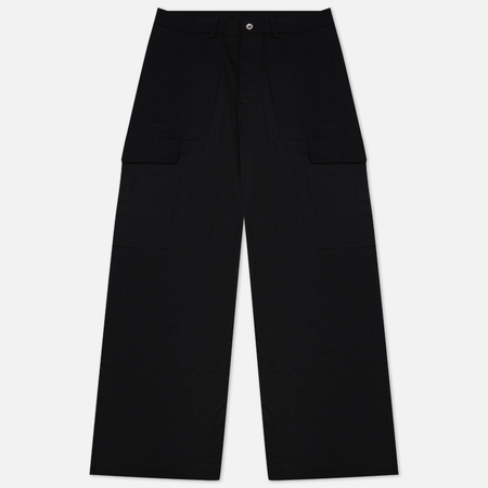 фото Мужские брюки rick owens drkshdw luxor cargo, цвет чёрный, размер s