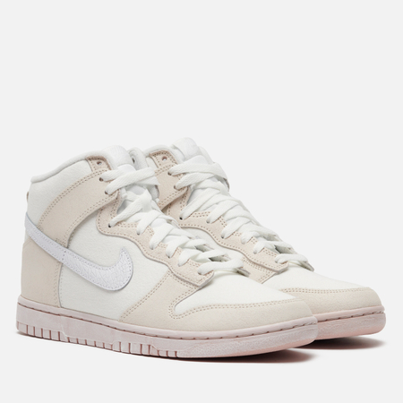 фото Кроссовки nike dunk high retro premium, цвет бежевый, размер 38.5 eu
