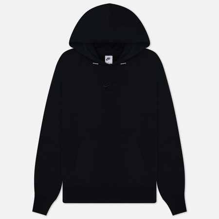 фото Мужская толстовка nike air french terry hoodie, цвет чёрный, размер s