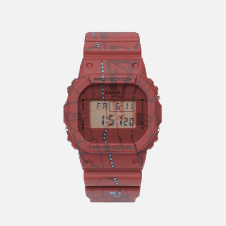 фото Наручные часы casio g-shock dw-5600sby-4 treasure hunt, цвет красный