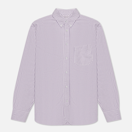 фото Мужская рубашка eastlogue permanent b.d. regular shirt 23fw, цвет фиолетовый, размер s