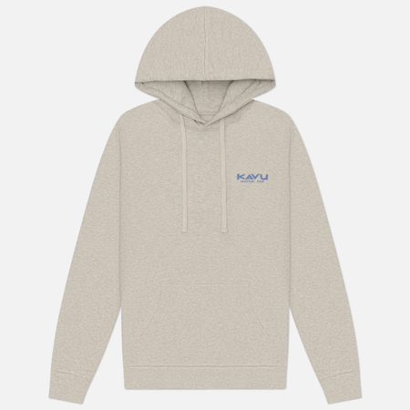 фото Мужская толстовка kavu true gradient hoodie, цвет серый, размер m