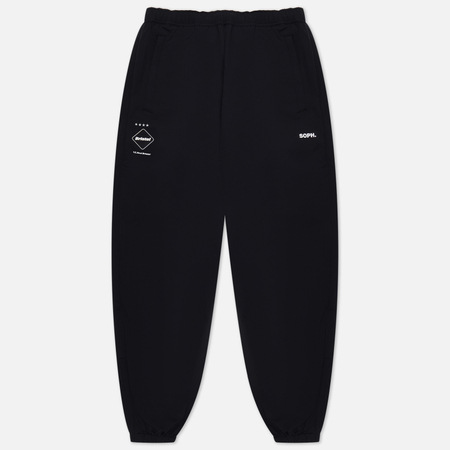 фото Мужские брюки f.c. real bristol ventilation logo easy pants, цвет чёрный, размер s