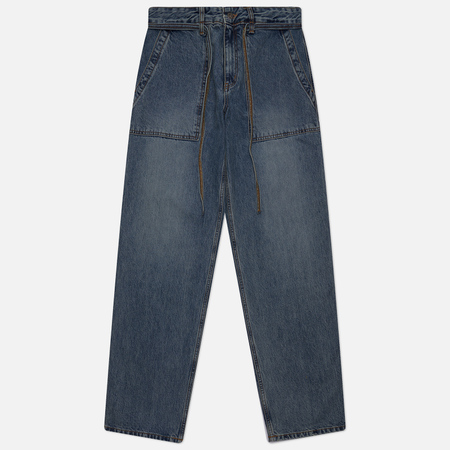 фото Мужские джинсы frizmworks denim wide fatigue, цвет голубой, размер m