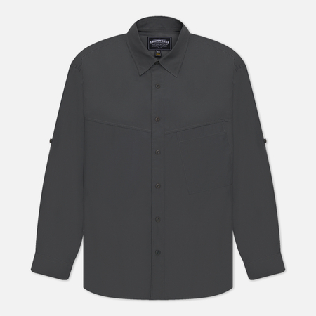 фото Мужская рубашка frizmworks attitude, цвет серый, размер m