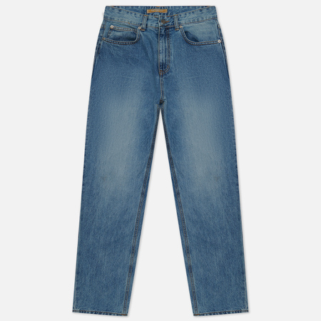 фото Мужские джинсы frizmworks og wide denim, цвет синий, размер l