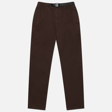 фото Мужские брюки gramicci nn tight cropped, цвет коричневый, размер s