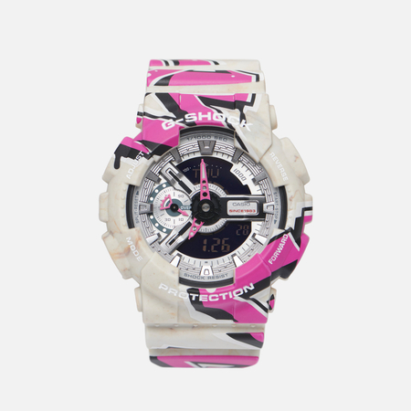 фото Наручные часы casio g-shock ga-110ss-1a street spirit, цвет фиолетовый