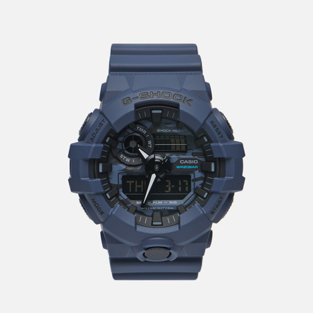 фото Наручные часы casio g-shock ga-700ca-2a camouflage series, цвет синий