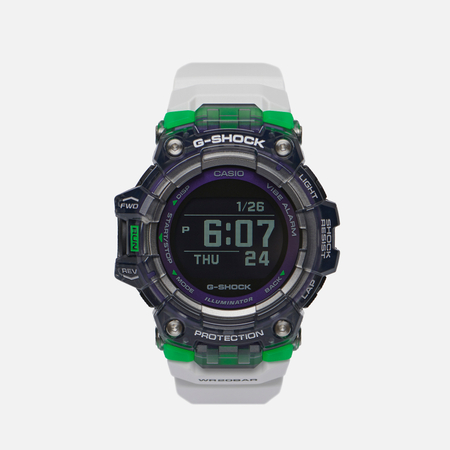 фото Наручные часы casio g-shock gbd-100sm-1a7 skeleton bezel, цвет синий