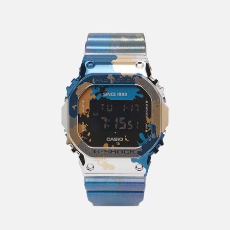 фото Наручные часы casio g-shock gm-5600ss-1 street spirit, цвет синий
