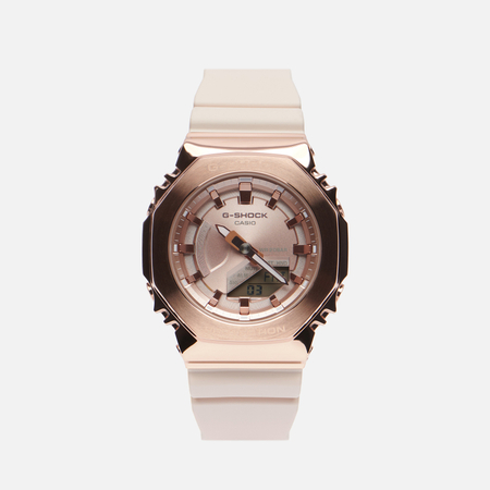 фото Наручные часы casio g-shock gm-s2100pg-4a, цвет розовый