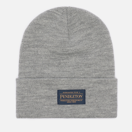 фото Шапка pendleton logo, цвет серый