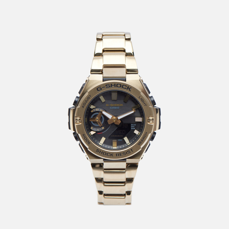 фото Наручные часы casio g-shock g-steel gst-b500gd-9a, цвет золотой