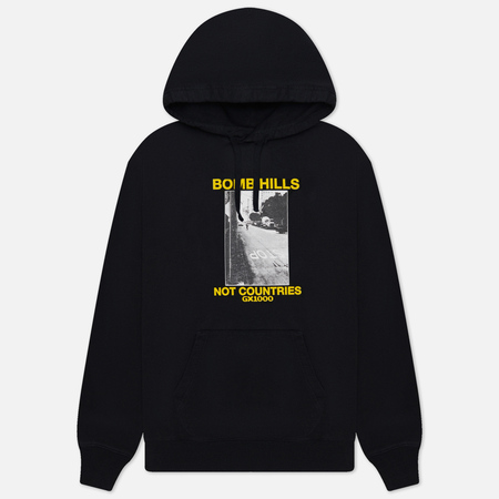 фото Мужская толстовка gx1000 bomb hills hoodie, цвет чёрный, размер s