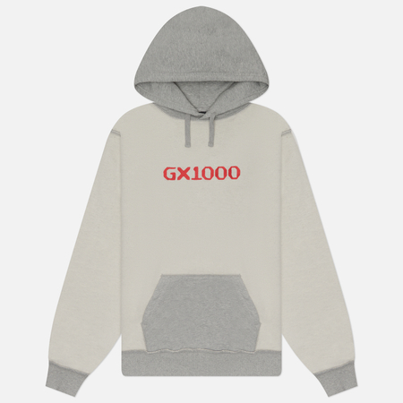 фото Мужская толстовка gx1000 og logo inside out hoodie, цвет серый, размер s