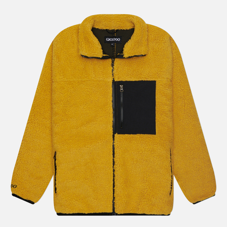 фото Мужская толстовка gx1000 sherpa fleece, цвет жёлтый, размер s