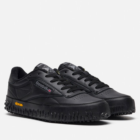 фото Мужские кроссовки reebok club c vibram, цвет чёрный, размер 39 eu