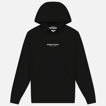 фото Мужская толстовка weekend offender cobain hoodie, цвет чёрный, размер m