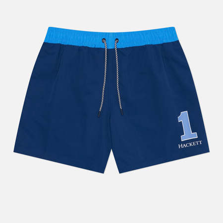 фото Мужские шорты hackett heritage number bi-color, цвет синий, размер l