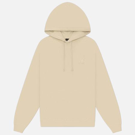 фото Мужская толстовка kangol shade hoodie, цвет бежевый, размер s