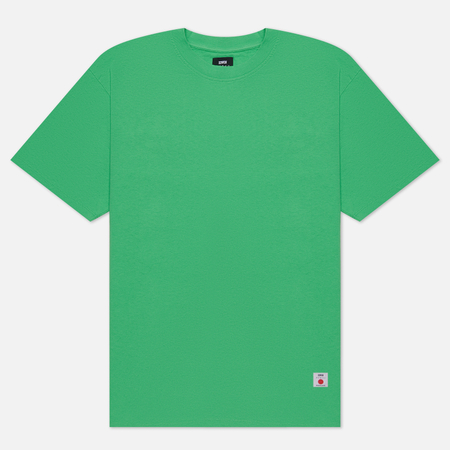 фото Мужская футболка edwin oversize basic, цвет зелёный, размер s