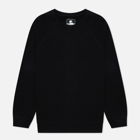 фото Мужская толстовка edwin mood crew neck, цвет чёрный, размер xxl