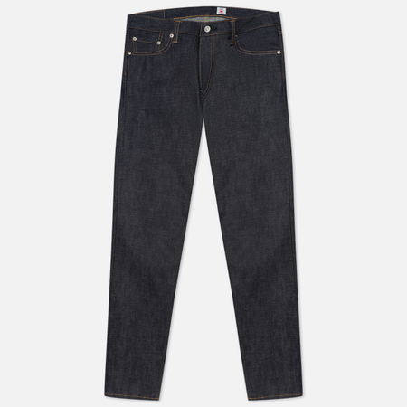 фото Мужские джинсы edwin regular tapered nihon menpu dark pure indigo rainbow selvage 13.5 oz, цвет синий, размер 38/32
