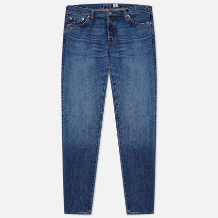 фото Мужские джинсы edwin regular tapered nihon menpu dark pure indigo rainbow selvage 13.5 oz, цвет синий, размер 32/34