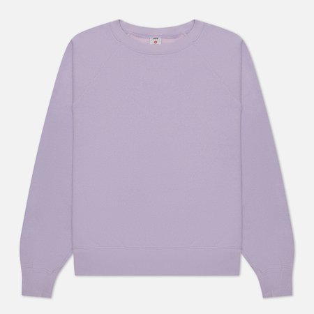 фото Мужская толстовка edwin raglan-sleeve crew neck, цвет фиолетовый, размер s