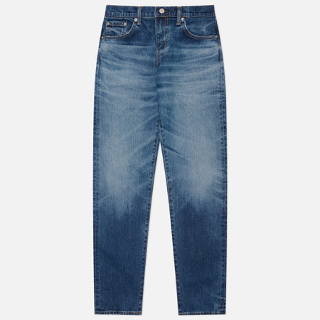 фото Мужские джинсы edwin regular tapered kaihara pure indigo stretch denim 13 oz, цвет синий, размер 28/32