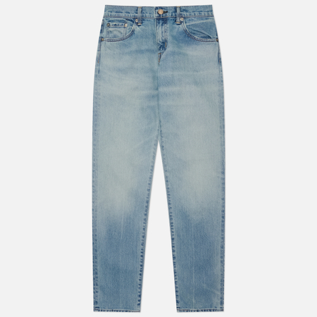 фото Мужские джинсы edwin regular tapered kaihara pure indigo stretch denim 13 oz, цвет голубой, размер 30/32