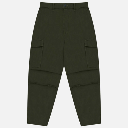 фото Мужские брюки edwin sentinel back sateen, цвет зелёный, размер s