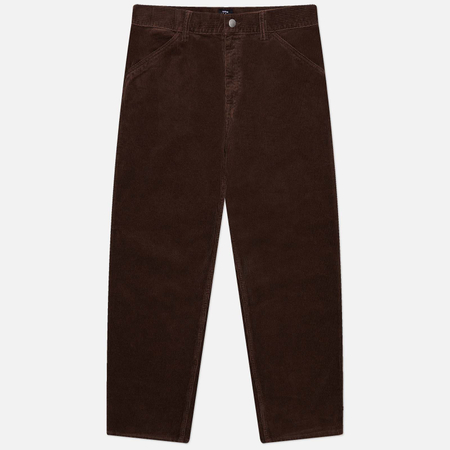 фото Мужские брюки edwin sly corduroy 8 wales, цвет коричневый, размер 30/28