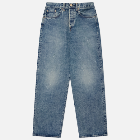 фото Мужские джинсы edwin wide kaihara dark pure indigo rainbow selvage 13.5 oz, цвет голубой, размер 30/32