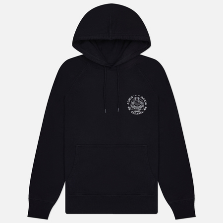фото Мужская толстовка edwin edwin music channel hoodie, цвет чёрный, размер s