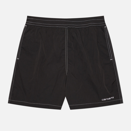 фото Мужские шорты carhartt wip canby swim, цвет чёрный, размер xxl