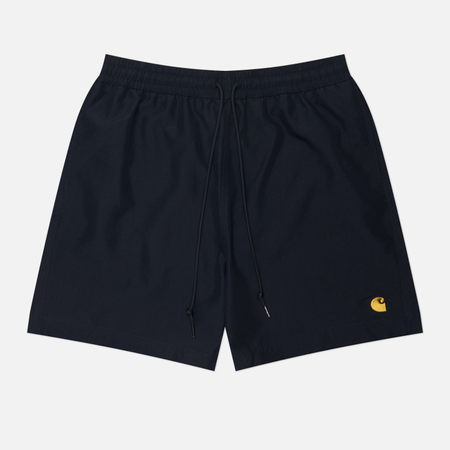 фото Мужские шорты carhartt wip chase swim, цвет синий, размер l