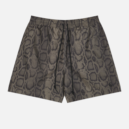 фото Мужские шорты carhartt wip slater swim, цвет зелёный, размер l
